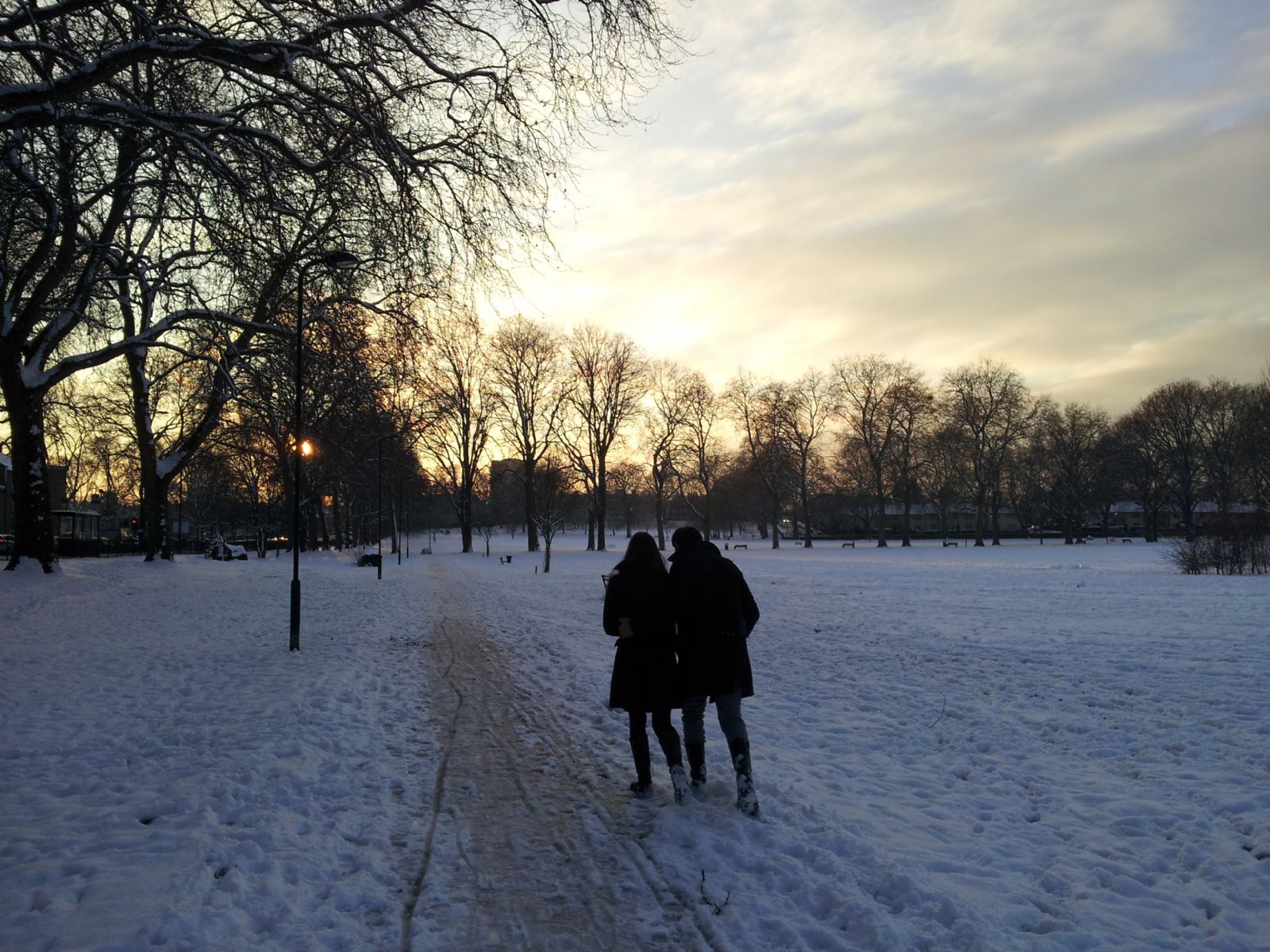 Snow in London